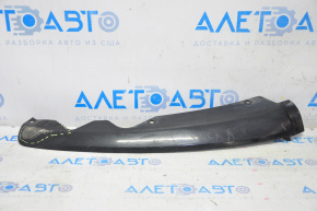 Front bumper lip right Ford Fusion mk5 13-16 black, worn
