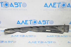 Front bumper lip right Ford Fusion mk5 13-16 black, worn