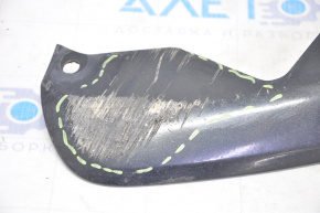 Front bumper lip right Ford Fusion mk5 13-16 black, worn