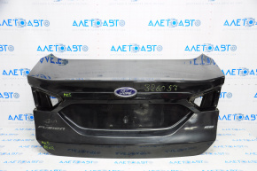 Trunk lid with number plate Ford Fusion mk5 13-20 black UH, upper molding, trim