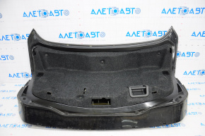 Trunk lid with number plate Ford Fusion mk5 13-20 black UH, upper molding, trim