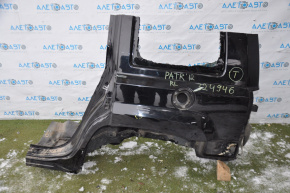 Quarter wing rear left Jeep Patriot 11-17 black, butt