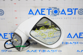 Side mirror right assembly Lexus RX350 RX450h 10-12 14 pins, auto-dimming, turn signal, white