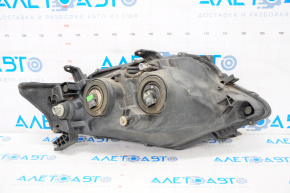 Headlight front left bare Lexus RX350 RX450h 10-12 prerest, halogen, for polishing, crack in crepe