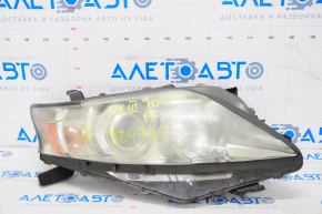 Headlight front right bare Lexus RX350 RX450h 10-12 prerest, halogen, for polishing