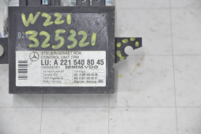 TIRE PRESSURE MONITOR SENSOR MODULE Mercedes W221 broken mount
