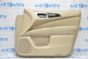 Door trim card front right Nissan Pathfinder 13-16 rag beige, for dry cleaning