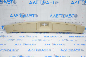 Nissan Pathfinder 13-19 trunk opening trim beige, scratches, plastic turned white