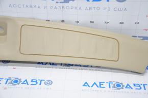 Nissan Pathfinder 13-19 trunk opening trim beige, scratches, plastic turned white
