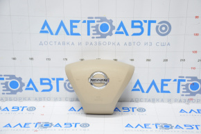 Airbag in steering wheel driver Nissan Pathfinder 13-16 beige, rusty pyropatron