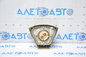 Airbag in steering wheel driver Nissan Pathfinder 13-16 beige, rusty pyropatron