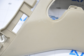 Rear pillar trim behind the right window Nissan Pathfinder 13-20 beige, scratches