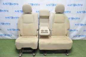 Rear row of seats 2nd row Nissan Pathfinder 13-16 beige cloth, dry cleanable