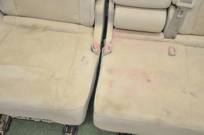 Rear row of seats 2nd row Nissan Pathfinder 13-16 beige cloth, dry cleanable