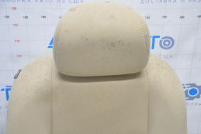 Passenger seat Nissan Pathfinder 13-16 without airbag, manual, beige velour, dry-cleanable