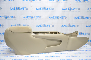 Central console armrest Nissan Pathfinder 13-20 cloth beige, scratches, dry cleaning