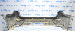 Bare rear bumper Nissan Pathfinder 13-16 pre-restored for parking sensors white
