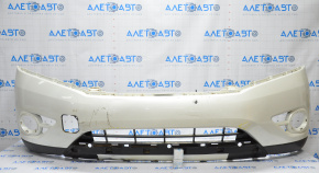 Bare front bumper Nissan Pathfinder 13-16 prerest, white, dents