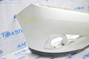 Bare front bumper Nissan Pathfinder 13-16 prerest, white, dents