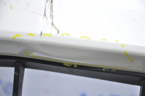 Bare front bumper Nissan Pathfinder 13-16 prerest, white, dents