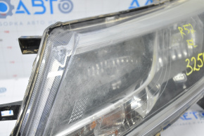 Headlight front left Nissan Pathfinder 13-16 bare pre-rest without fastening, water damage, for polishing