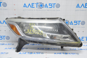 Headlight front right Nissan Pathfinder 13-16 bare pre-rest without fastening, fuel, def reflective, for polishing