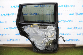 Door assembly rear left Nissan Rogue 14-20 black KH3, dented