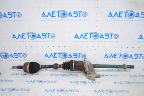 Drive axle shaft front right Nissan Rogue 14-20 fwd, with bracket, rusty
