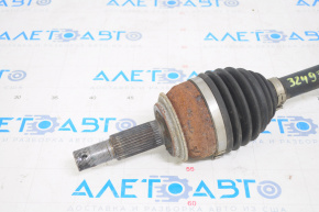 Drive axle shaft front right Nissan Rogue 14-20 fwd, with bracket, rusty