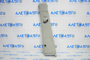 Center pillar trim upper belt left Toyota Sienna 11-14 gray under button