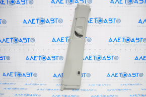 Center pillar trim upper belt right Toyota Sienna 11-14 gray under button