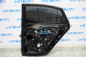 Door assembly rear right Hyundai Sonata 15-19 black S3, butt