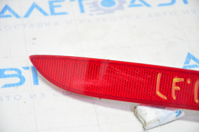 Reflector rear left Hyundai Sonata 15-17 scratches