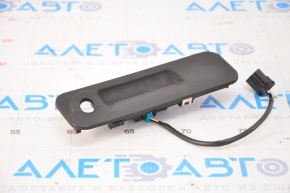 Trunk opening handle with button Hyundai Sonata 15-17 without camera, broken mount