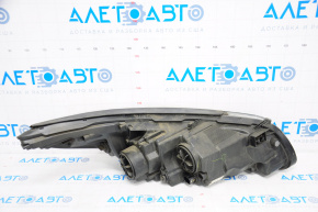 Headlight front left bare Hyundai Sonata 15-17 halogen without fastening, scratch