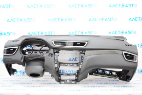 Torpedo front panel with AIRBAG Nissan Rogue 14-20 black BOSE