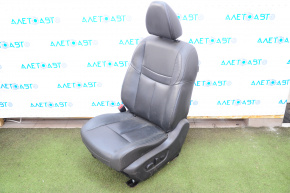 Driver's seat Nissan Rogue 14-16 with airbag, electric, leather black