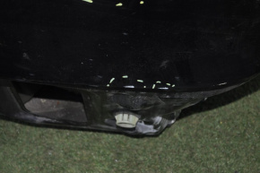 Quarter wing rear left Nissan Rogue 14-20 black, pokes