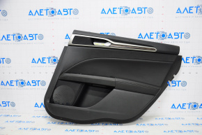 Door trim card rear right Ford Fusion mk5 13-16 leather black
