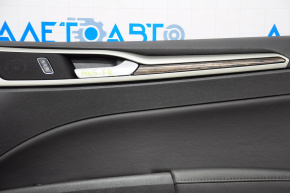 Door trim card front right Ford Fusion mk5 13-14 leather black