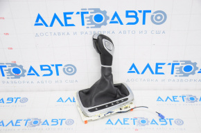 Automatic transmission handle with shifter cover Ford Fusion mk5 13-16 black, chrome swollen