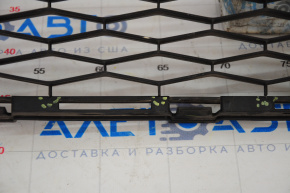 Lower grille front bumper Nissan Rogue 14-16 break at the bottom