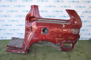 Quarter wing rear left Toyota Sienna 11-17 without BSM, red, small bumps