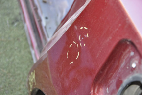 Quarter wing rear left Toyota Sienna 11-17 without BSM, red, small bumps