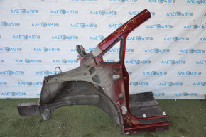 Front quarter left Toyota Sienna 11-14 red
