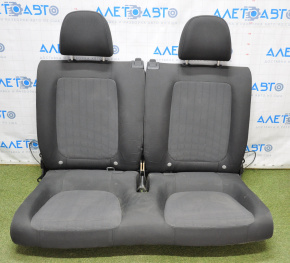 Rear row of seats 2 row VW Beetle 12-19 cloth black with gray insert