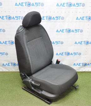 Passenger seat VW Beetle 12-15 without airbag, mechanical, cloth black with gray insert