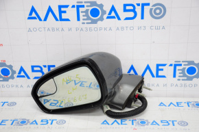 Left side mirror complete Ford Fusion mk5 13-20 13 pins, auto-dimming, turn signal, heating, graphite