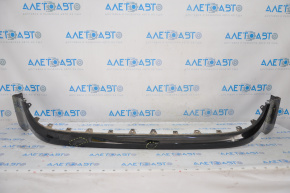 Front bumper upper part Jeep Renegade 15-18 prerest, black, broken crepe, scratches