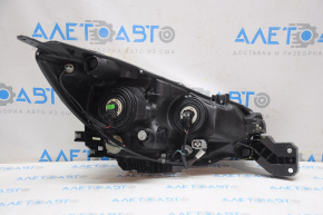 Headlight front left Subaru Outback 15-17 bare dorest halogen dark, crack crepe